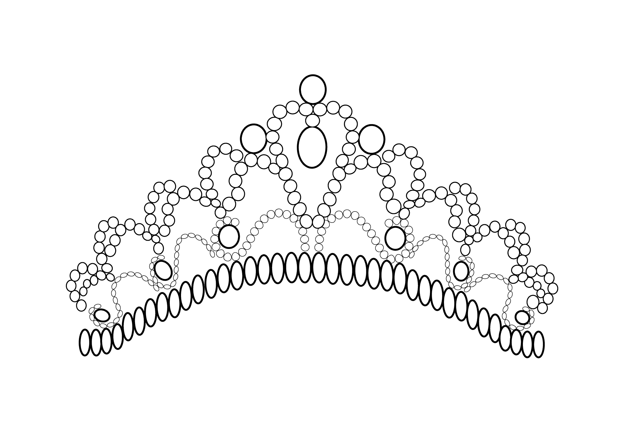 Корона из шишечек схема: СЕРДЦЕ крючком - 55 фото, схемы, 3 мастер-класса.