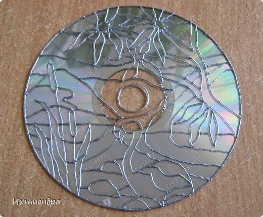 Своими руками панно из дисков: Идеи на тему «Поделки из дисков» (150)
