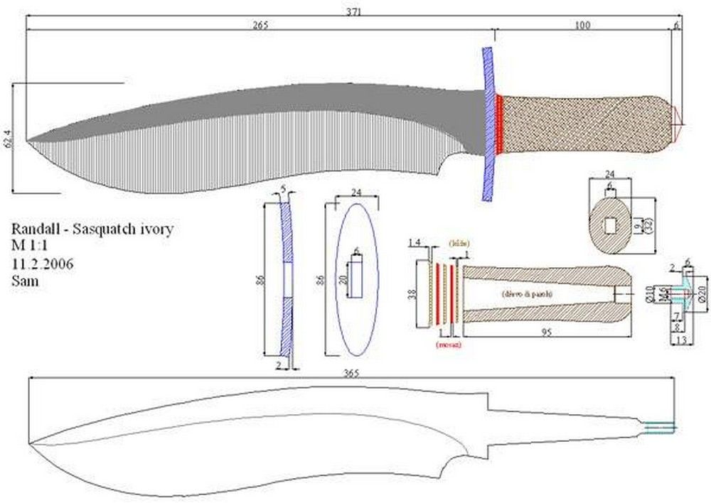 Формы клинков для ножей чертежи: описание, принцип изготовления клинка своими руками, эскизы рукояток