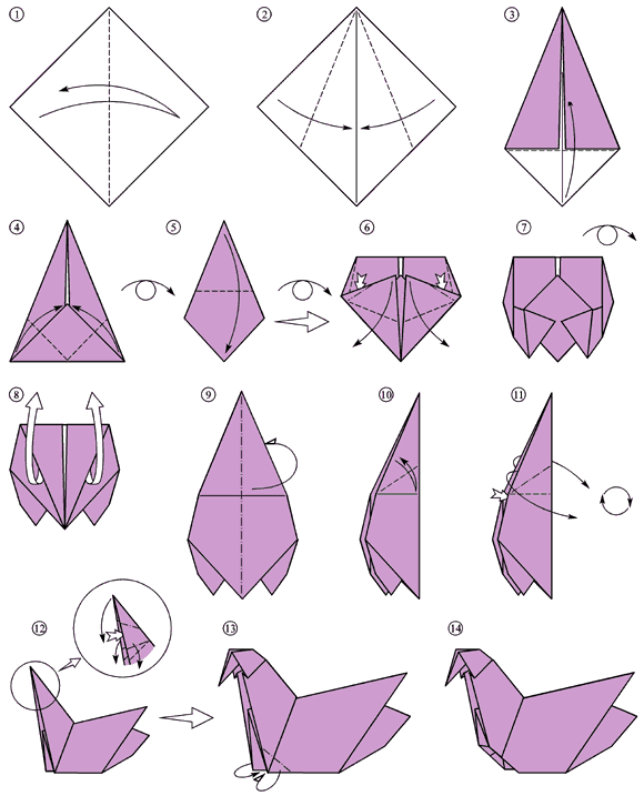Оригами из бумаги легкие: Оригами животные | Сделай сам своими руками