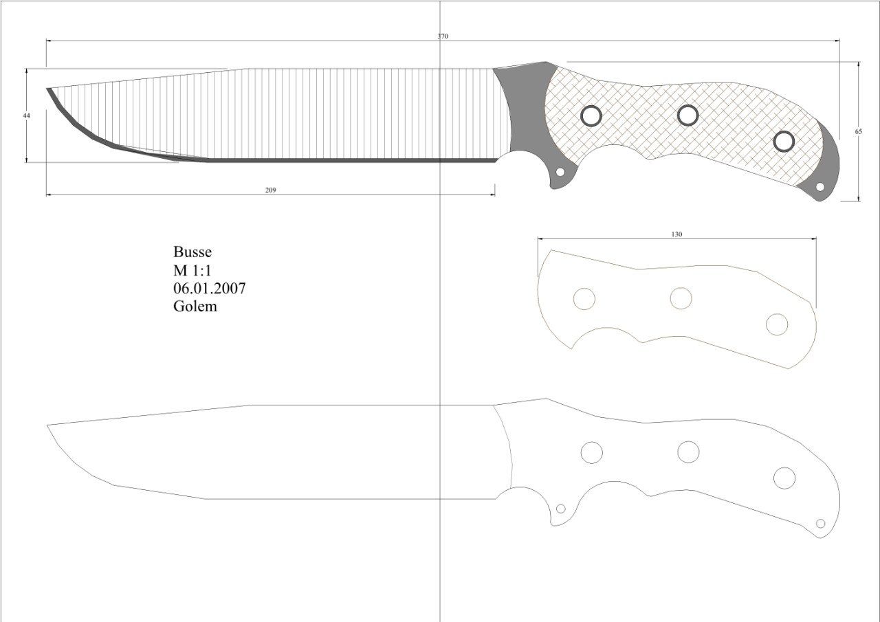 Эскиз для изготовления ножей: Эскиз » Ножи на Knifeinfo.ru