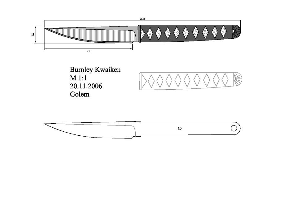 Чертеж танто: Изготовление танто. Небольшой нож танто своими руками Нож танто эскиз с размерами