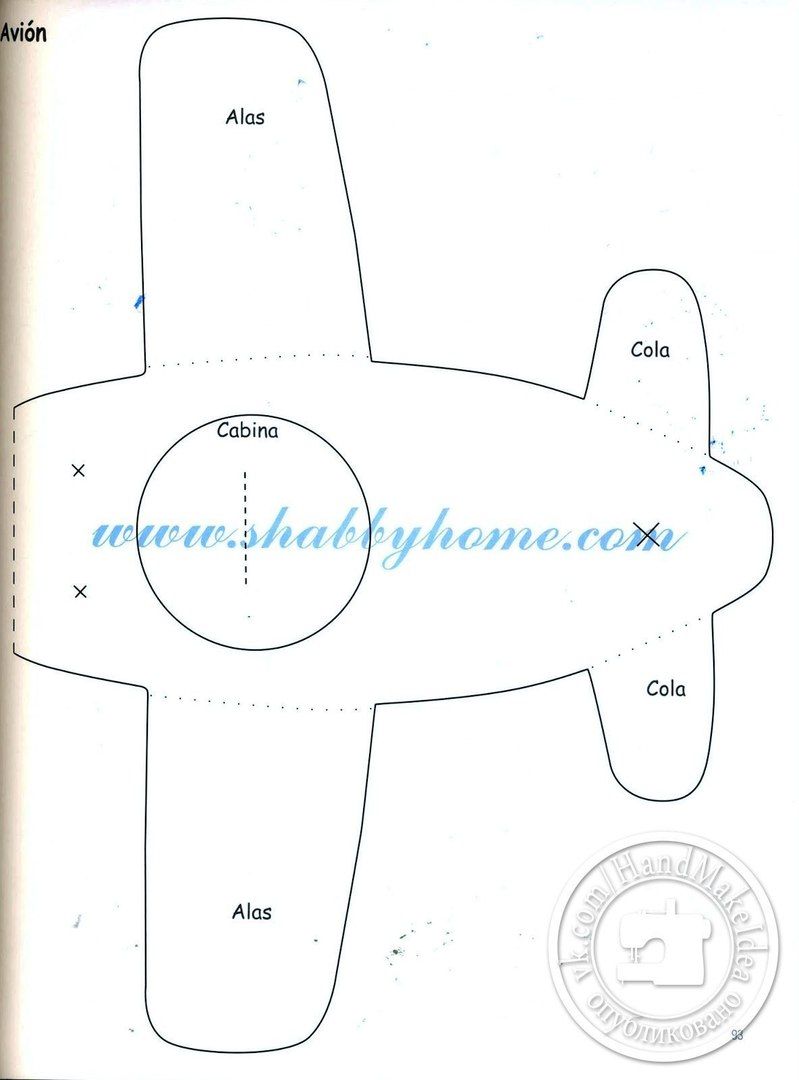 Самолет из фетра выкройки: Как сшить самолетик из фетра: идеи + выкройки