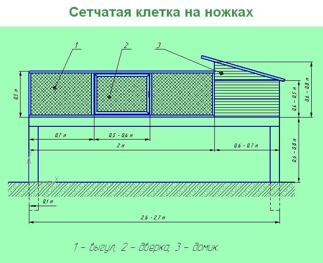 Клетки для кроликов промышленные чертежи с размерами: Клетки для кроликов своими руками: чертежи, размеры и пошаговая инструкция