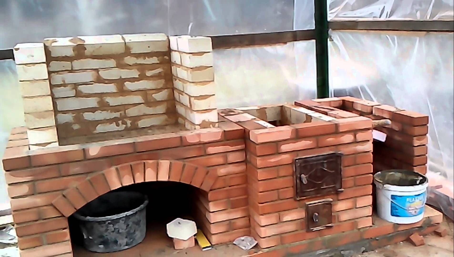 Печка с мангалом из кирпича своими руками: 44 чертежа, 18 проектов + фото