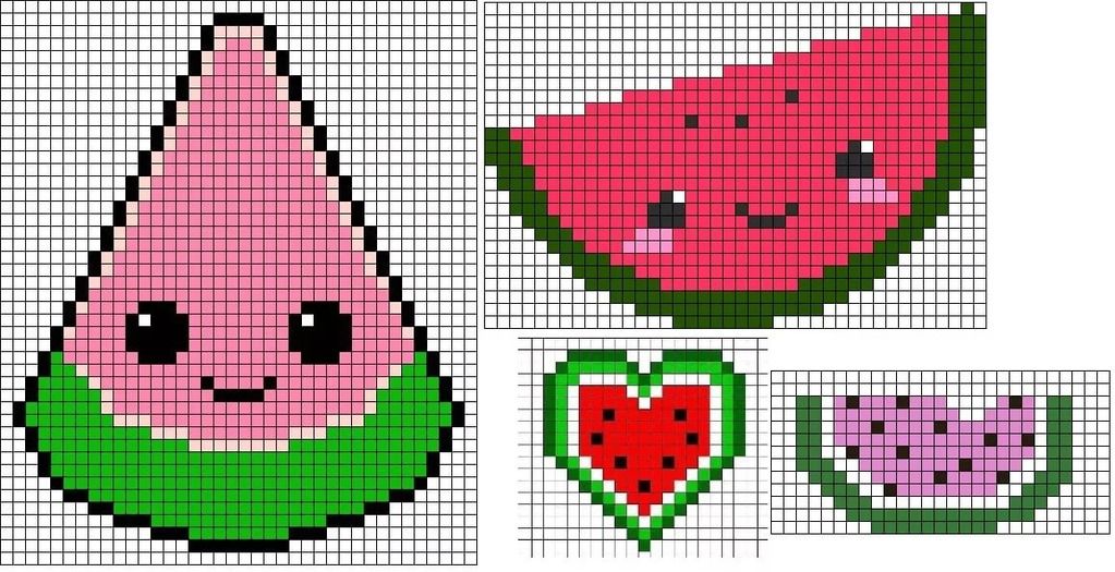 Рисунки по клеточкам цветные картинки легкие: Рисунки по клеточкам «Цветные» ☆ 1000 рисунков