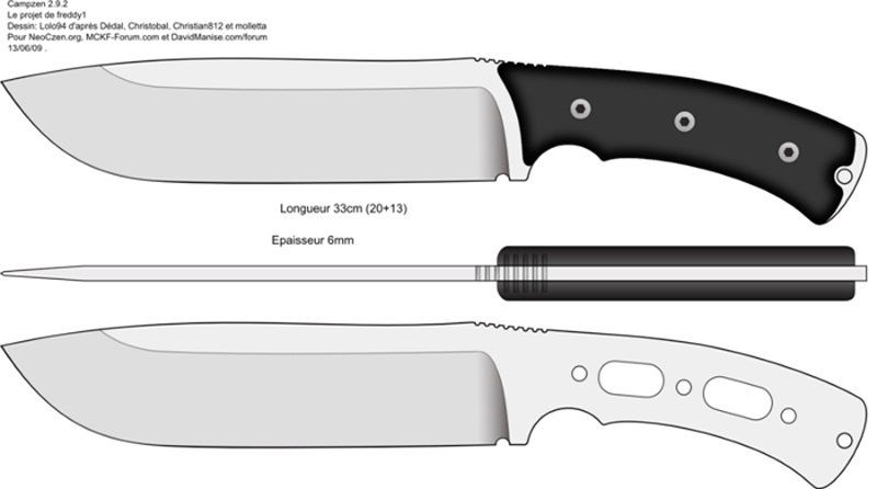 Эскиз для изготовления ножей: Эскиз » Ножи на Knifeinfo.ru