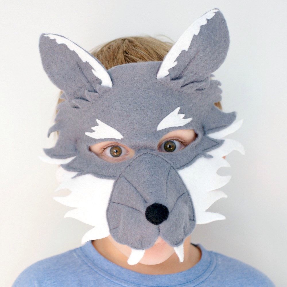 Как сделать маску волка из картона своими руками: как сделать объемную маску оригами для детей по схеме