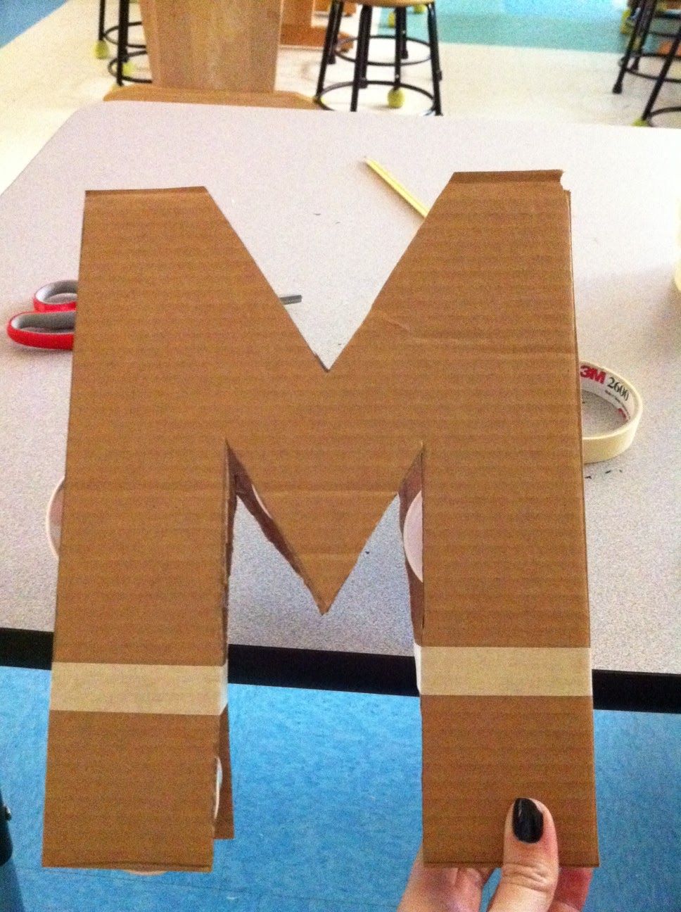 Как сделать букву а из картона: Простой способ сделать букву из картона в школу. Объемная буква Г для первого класса | Радость Творчества