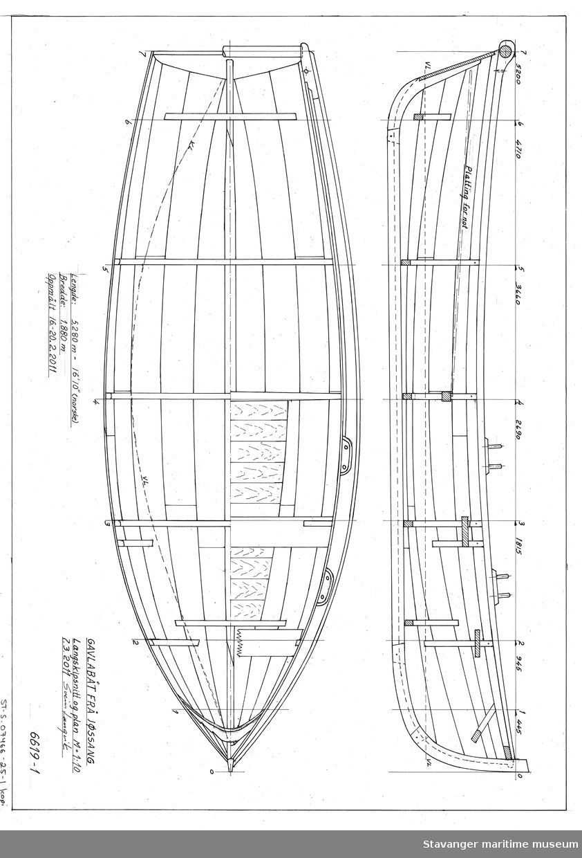 Чертеж лодки деревянной: Чертеж деревянной лодки "Skiff" для постройки своими руками