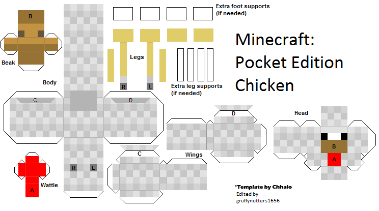 Майнкрафт из бумаги схема: схемы поделок, как распечатать фигурки minecraft и сделать своими руками