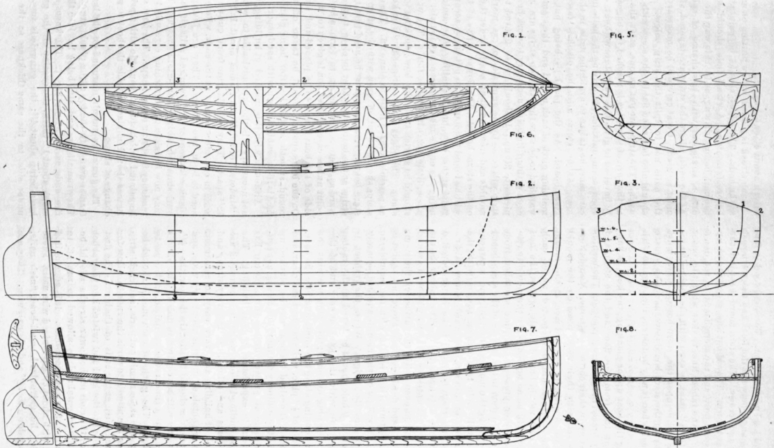 Чертеж лодки деревянной: Чертеж деревянной лодки "Skiff" для постройки своими руками