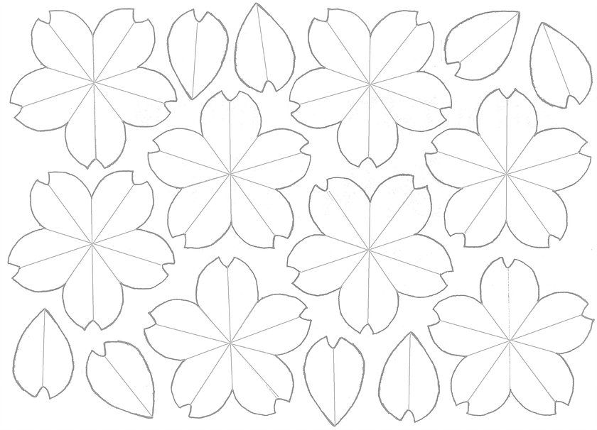 Цветы объемные из бумаги шаблоны: Объемные цветы из бумаги: шаблоны и мастер-класс изготовления своими руками