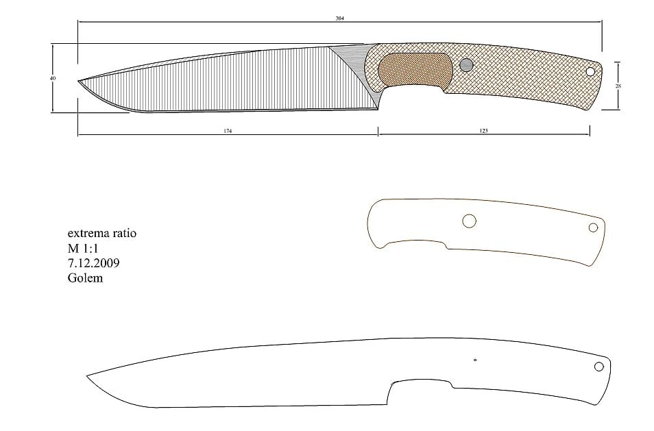 Чертеж танто: Изготовление танто. Небольшой нож танто своими руками Нож танто эскиз с размерами