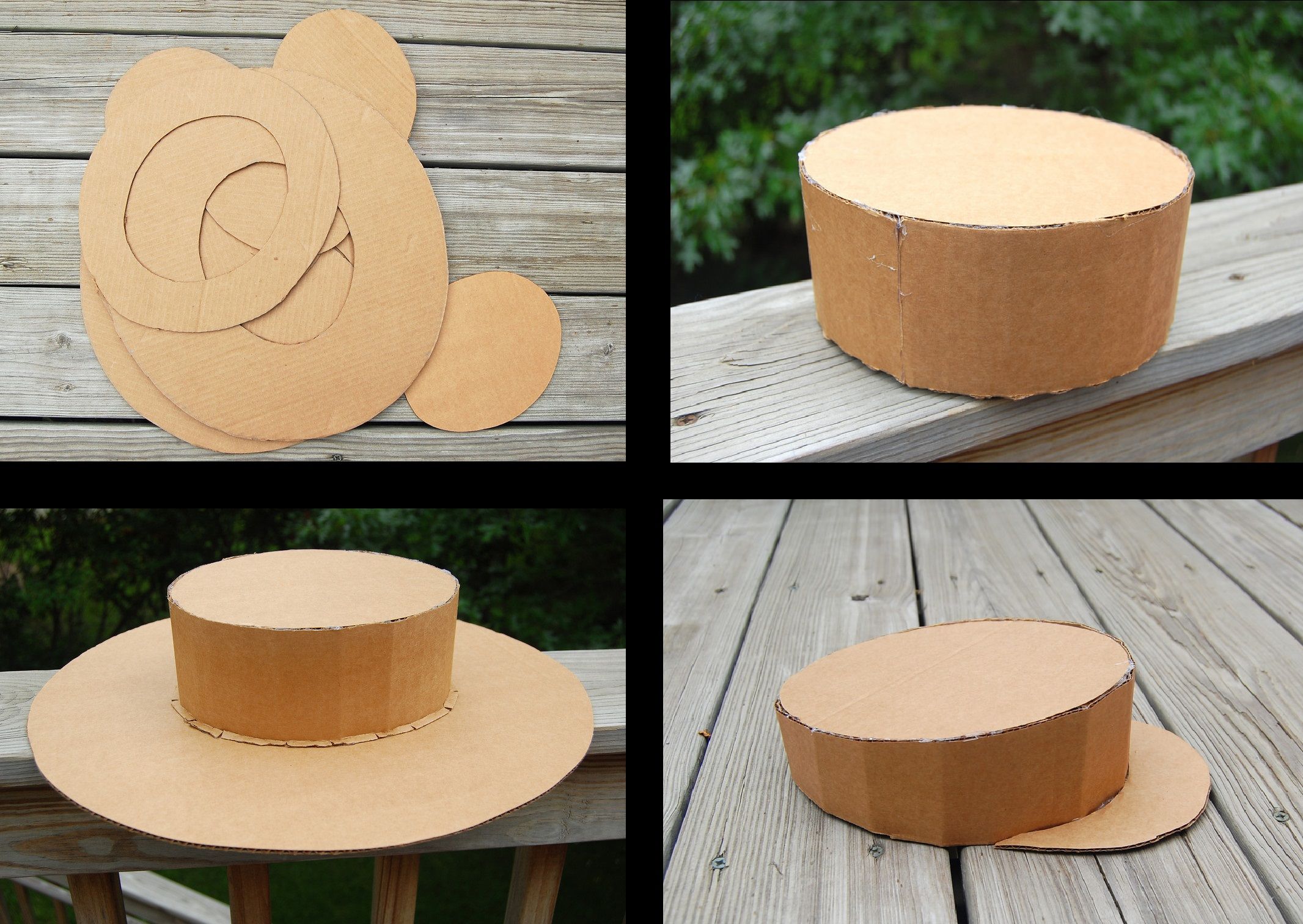 Поделка шляпа: Как сделать шляпу из картона