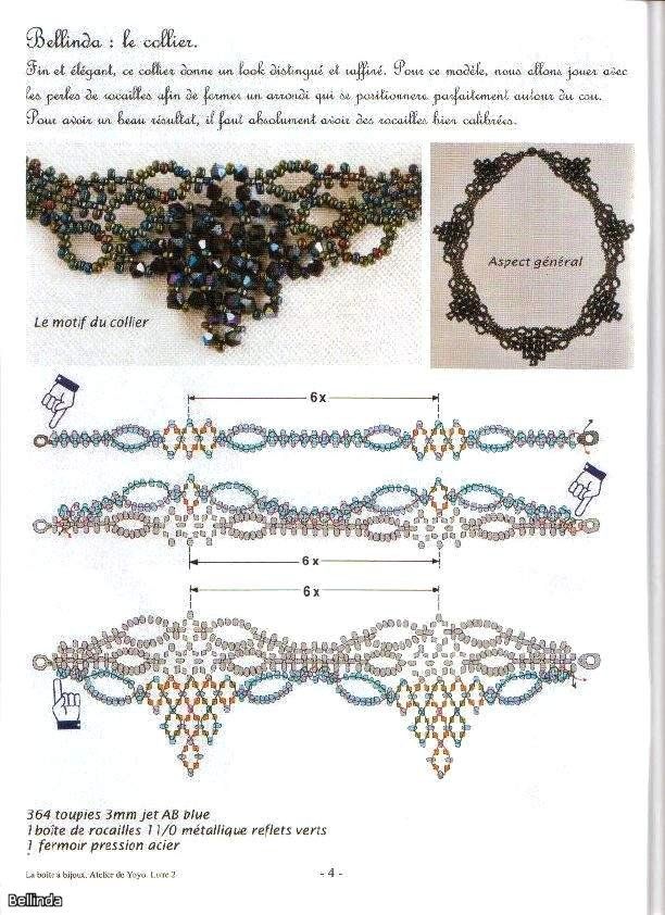 Схемы плетения украшений из бисера: Ажурное плетение бисером – Бисерок