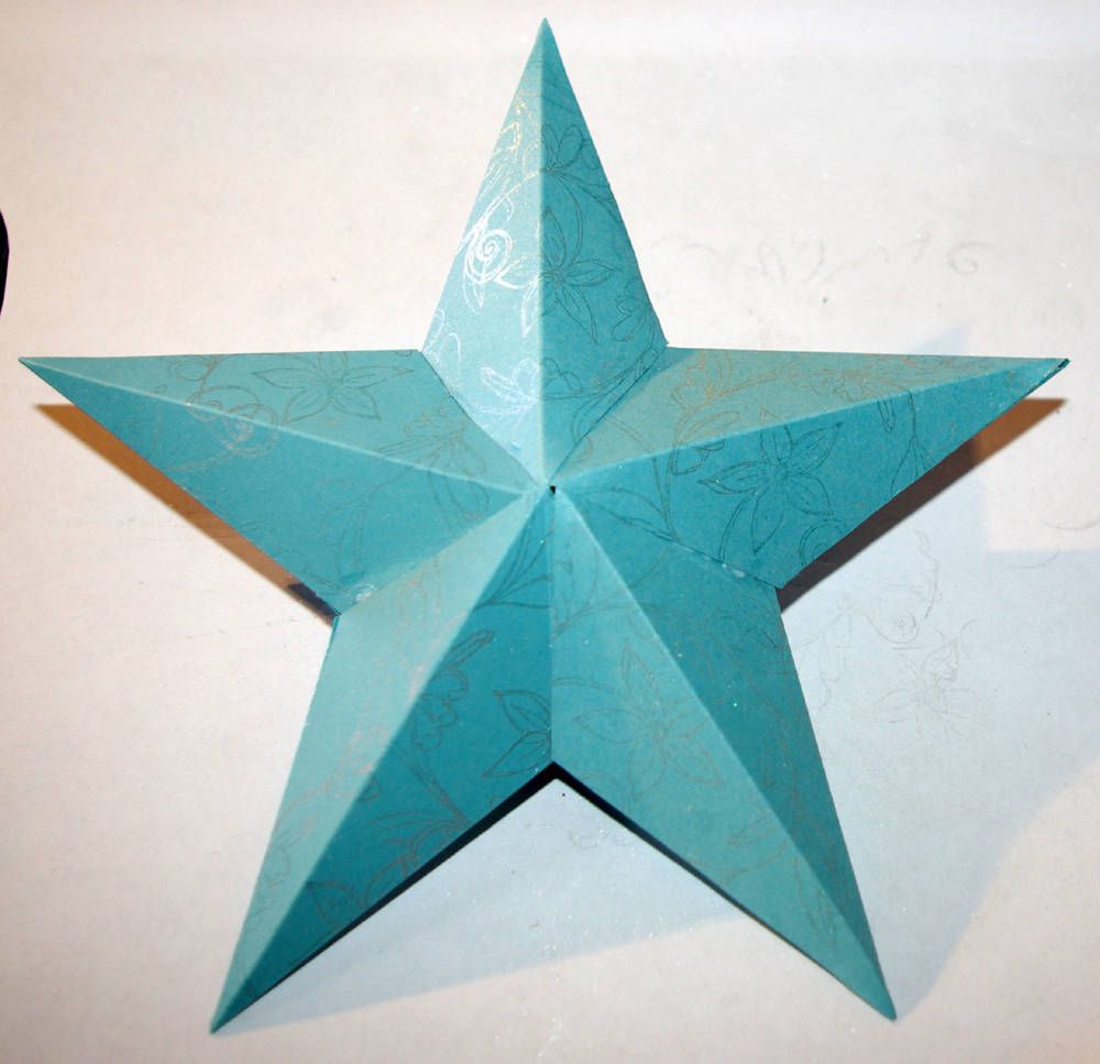 Оригами из бумаги объемная звезда: Объемная звезда из бумаги: пошаговый фото-обзор