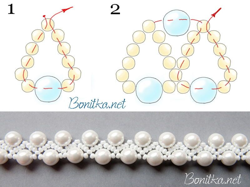 Плетение из бисера для начинающих фото схемы украшений: Бусы, браслеты и кольца из бисера: где купить и как сделать самому