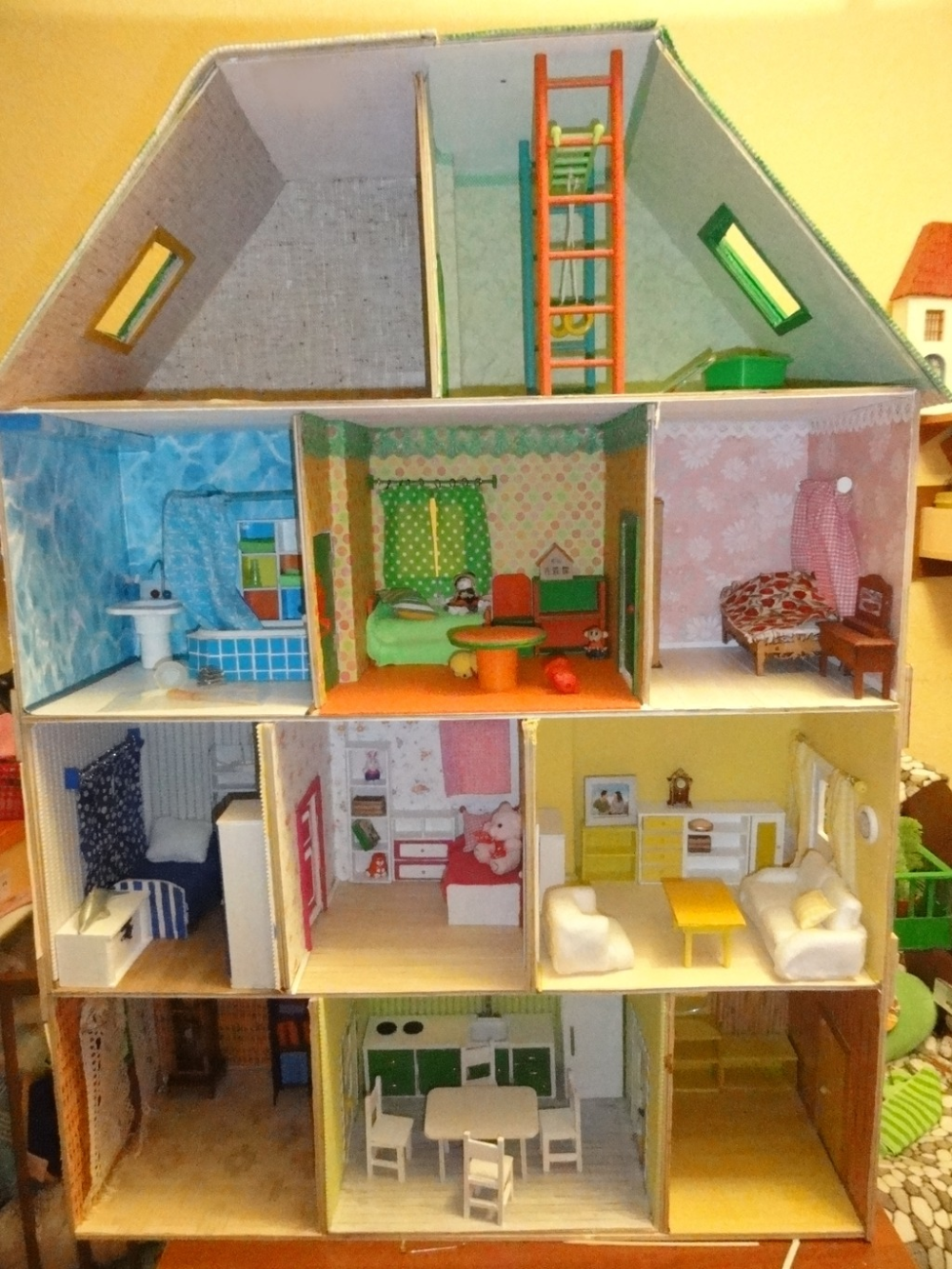 Делаем своими руками кукольный домик: Кукольный домик своими руками - 66 фото создания игрушечного дома для детей
