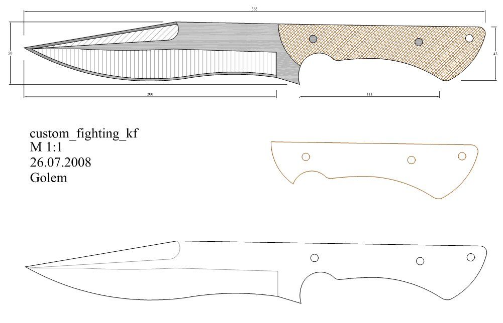 Чертеж танто: Изготовление танто. Небольшой нож танто своими руками Нож танто эскиз с размерами