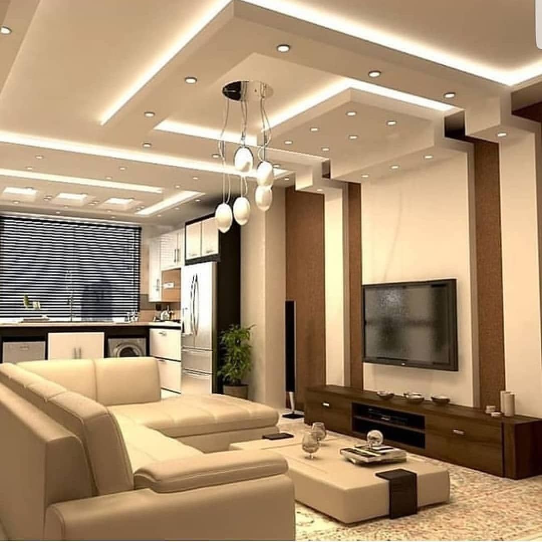 Дизайн потолка из гипсокартона зал фото: Потолки из гипсокартона (80 фото) – Дизайн потолков для разных комнат