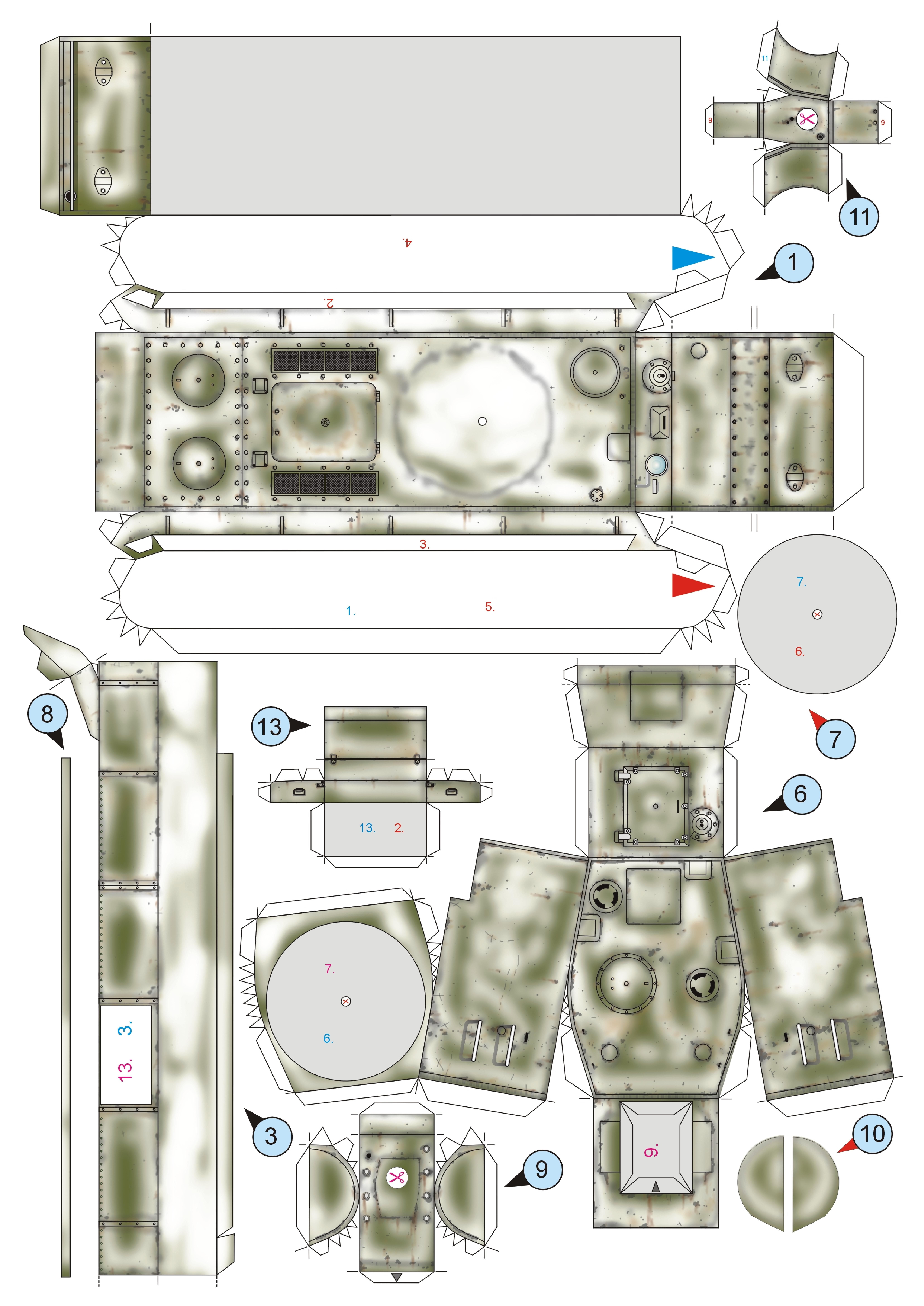 Модели из бумаги танк из бумаги: Военная техника из бумаги :: PAPER-MODELS.RU - бумажные модели журналы по моделированию бесплатно, без регистрации и смс