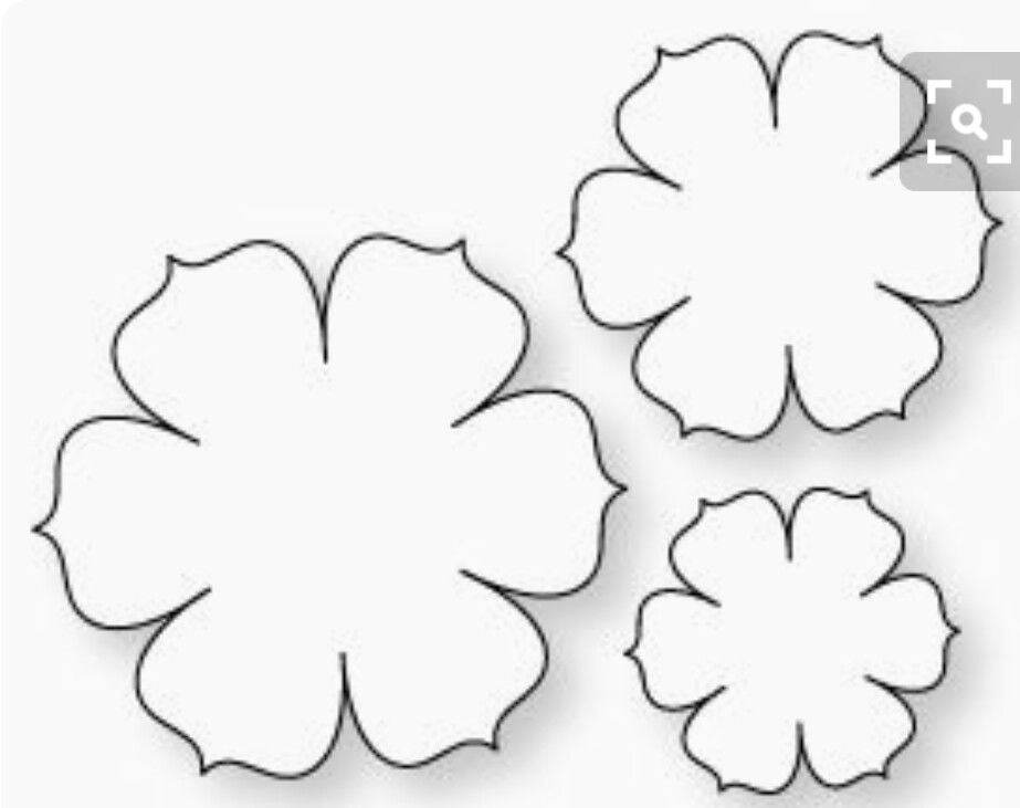 Объемные цветы из бумаги шаблон: Объемные цветы из бумаги: шаблоны и мастер-класс изготовления своими руками