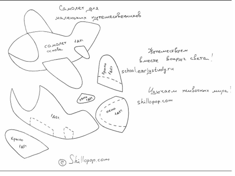 Самолет из фетра выкройки: Как сшить самолетик из фетра: идеи + выкройки
