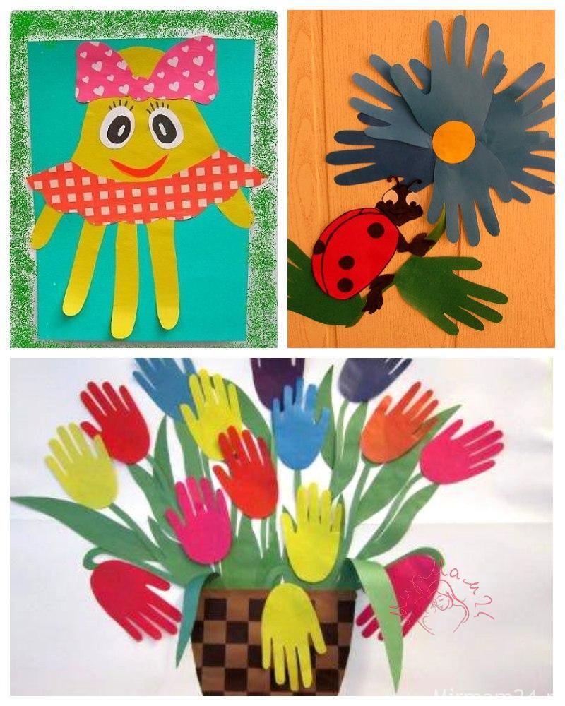 Поделка своими руками из цветной бумаги и картона: Поделки с детьми к 8 марта. Букет "Смайлики" из бумаги и картона. Мастер класс. | Радость Творчества