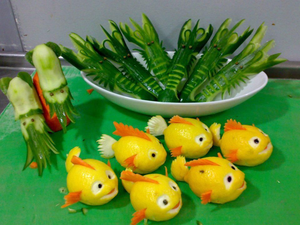 Поделка из овощей и фруктов для детского сада фото: Поделки из овощей и фруктов