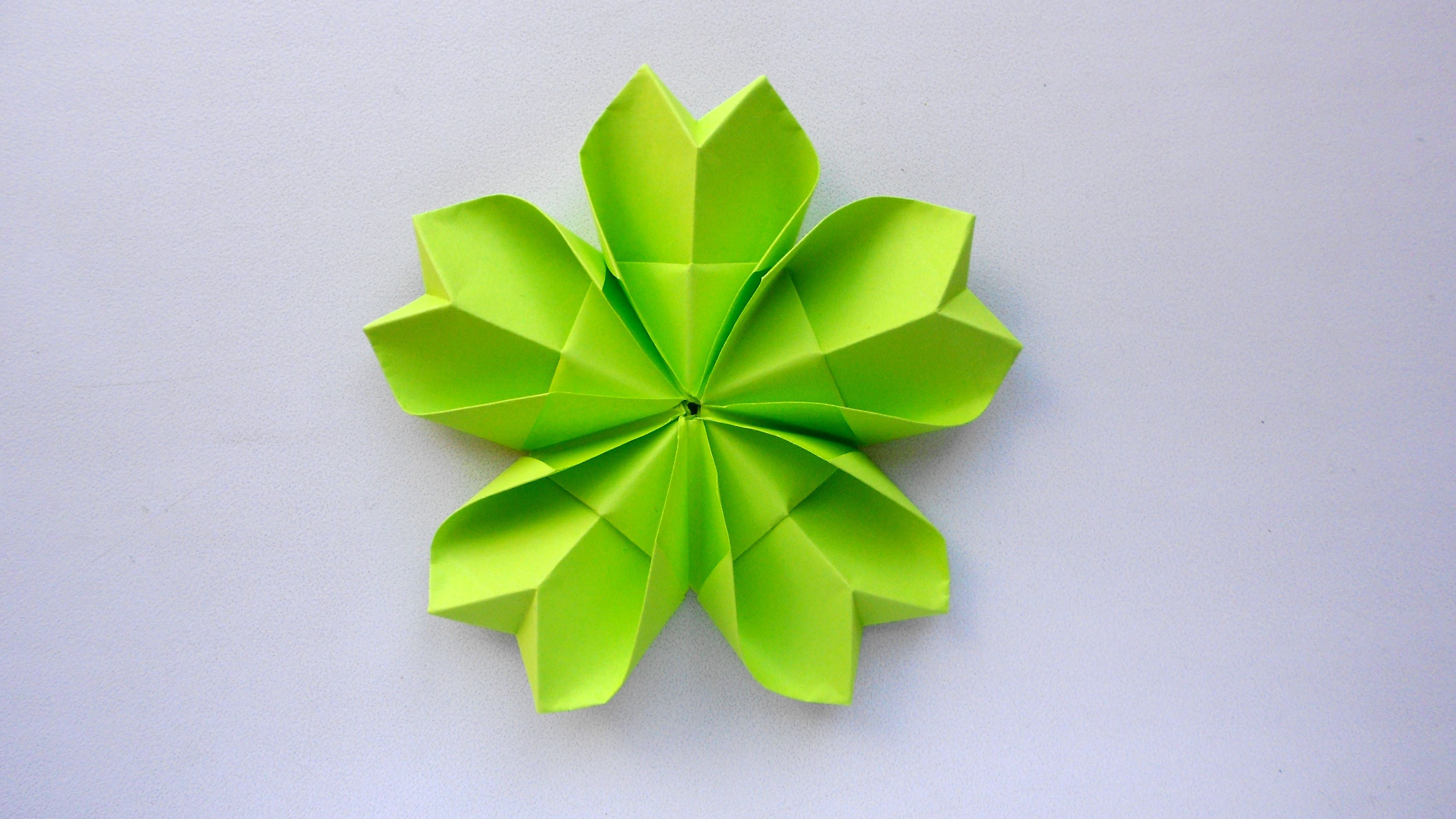 Оригами из бумаги для начинающих цветы: Поделки для малышей. Оригами цветы