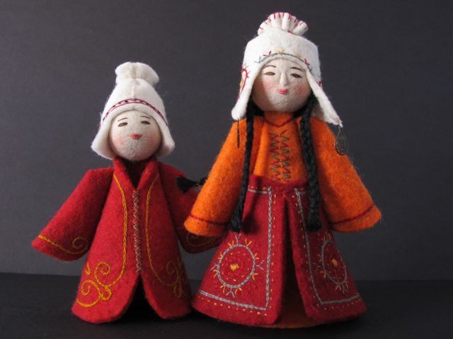 Куклы своими руками из войлока: Самые красивые куколки из фетра. Шаблоны