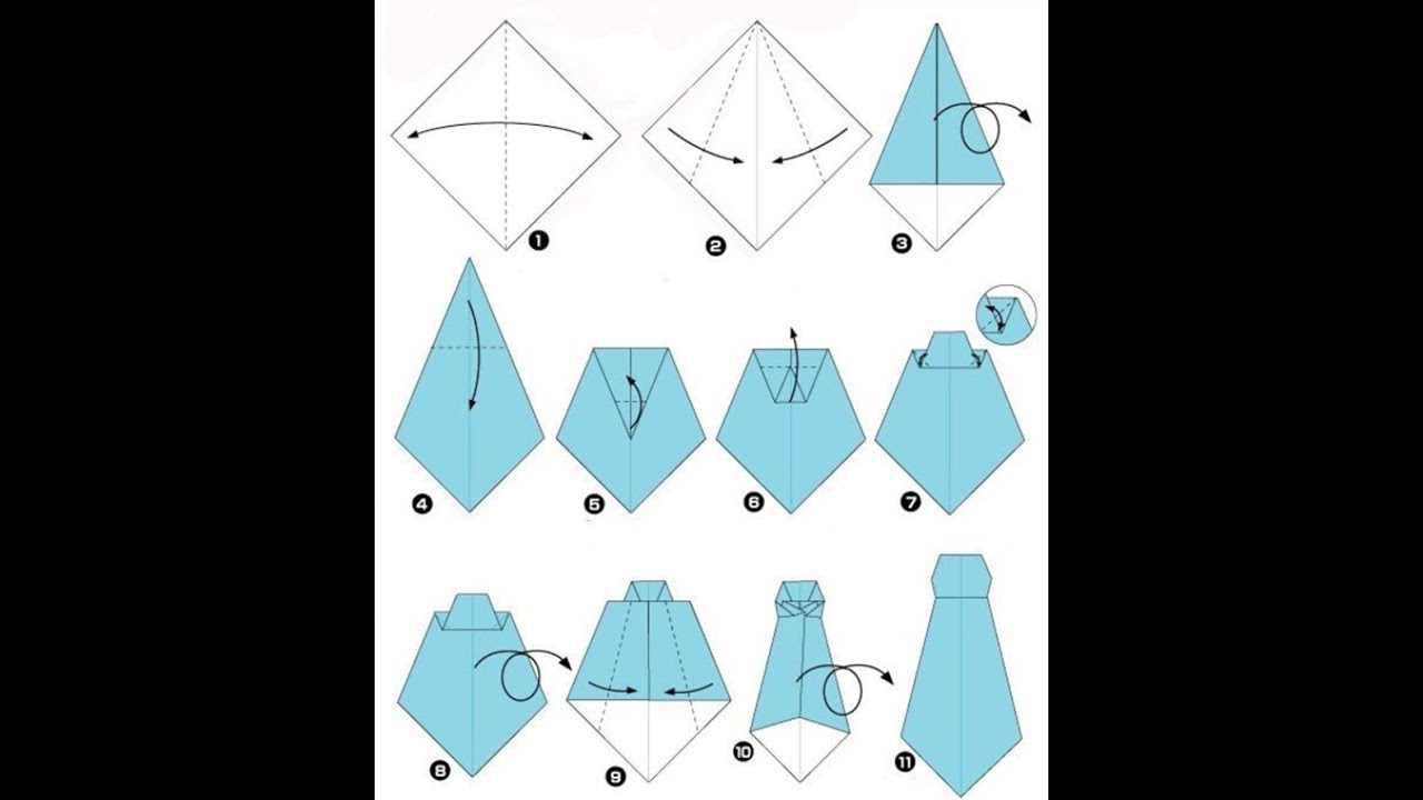 Как сделать из бумаги рубашку: Самый простой вариант сделать рубашку-оригами