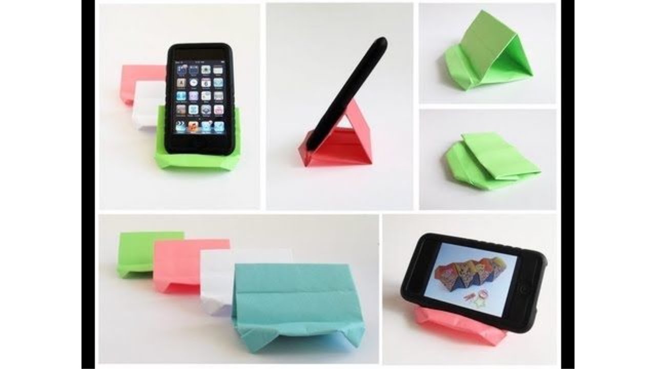 Подставка из бумаги: Оригами Подставка для телефона или фото