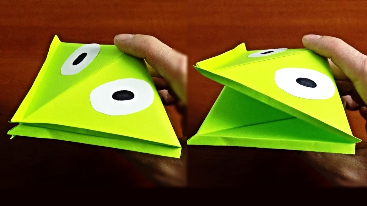 Как делать из бумаги лягушку видео: Как сделать прыгающую лягушку из бумаги Оригами лягушка смотреть онлайн видео от in.proplay в хорошем качестве.