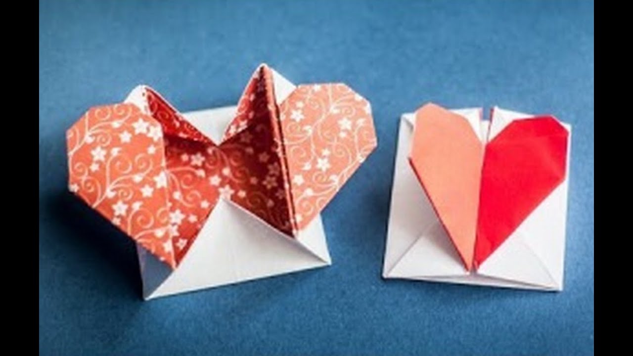 Открытка из бумаги оригами: Подарочное оригами: открытки, коробочки, конверты. Видео