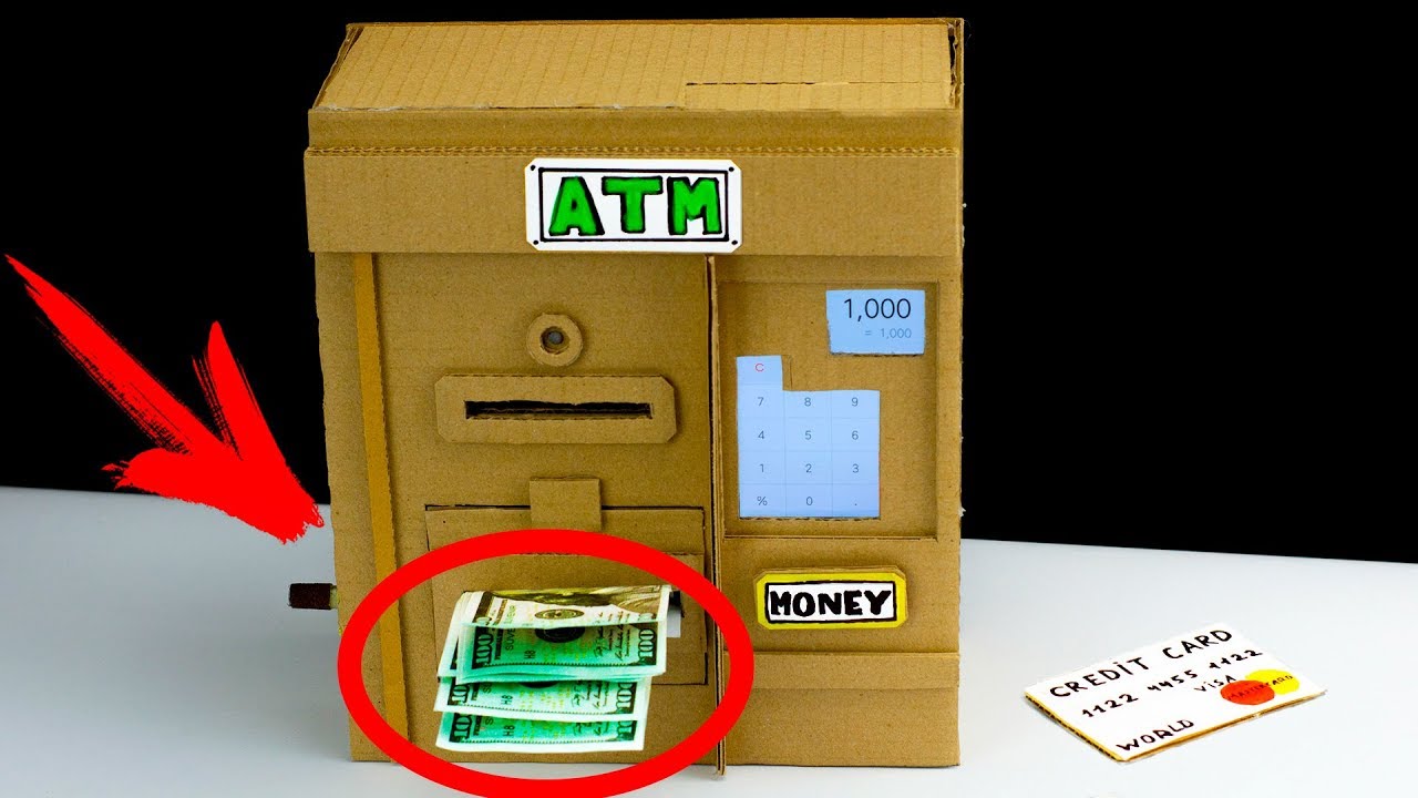 Банкомат своими руками из коробки: Страница не найдена - Сайт про поделки