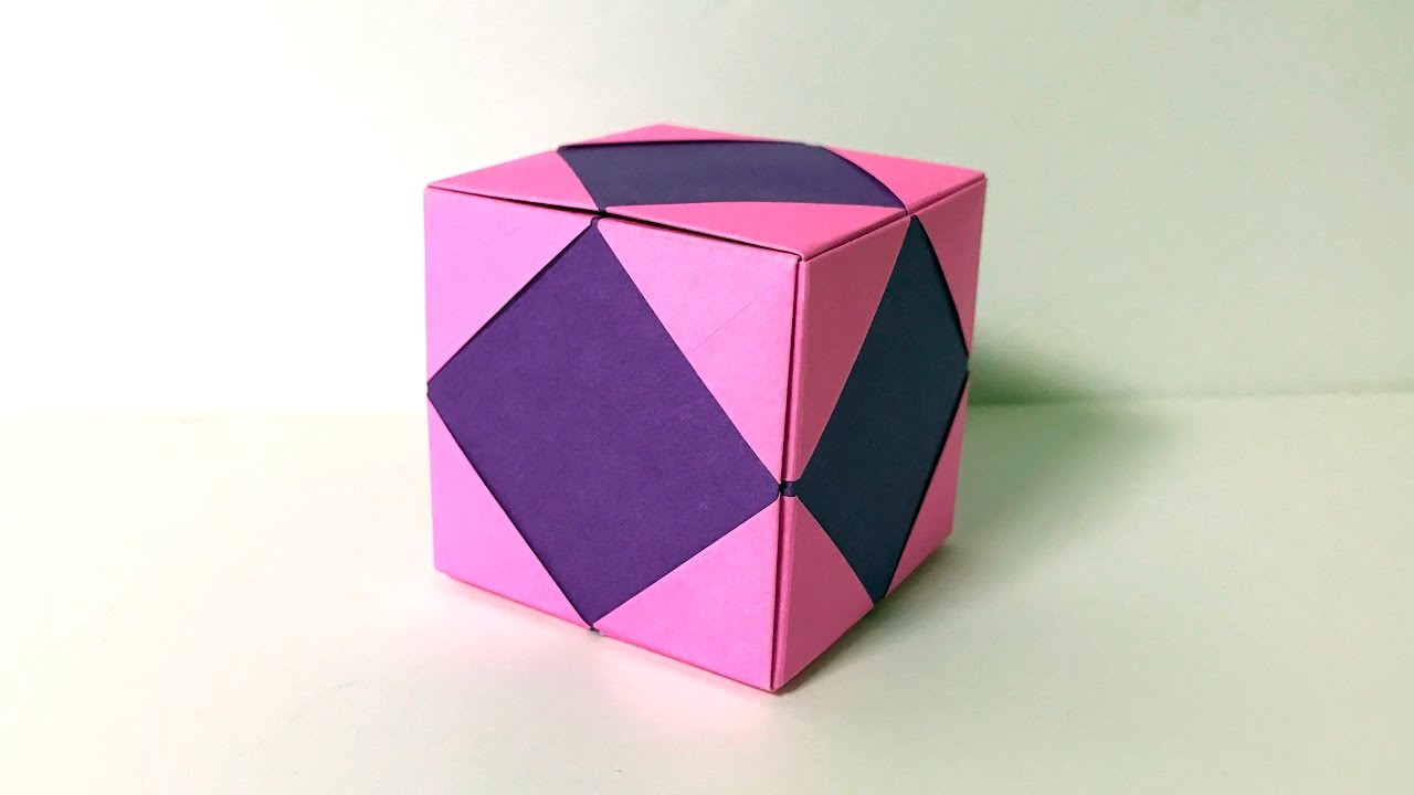 Как сделать бумажный кубик: Как сделать куб из бумаги в технике оригами по готовой схеме.