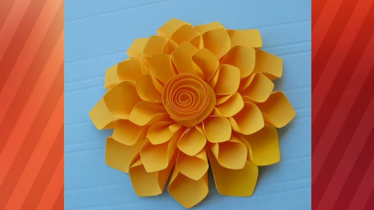 Изготовление цветов из бумаги: Цветок из бумаги: подборки мастер-классов, статей, публикаций о рукоделии и творчестве