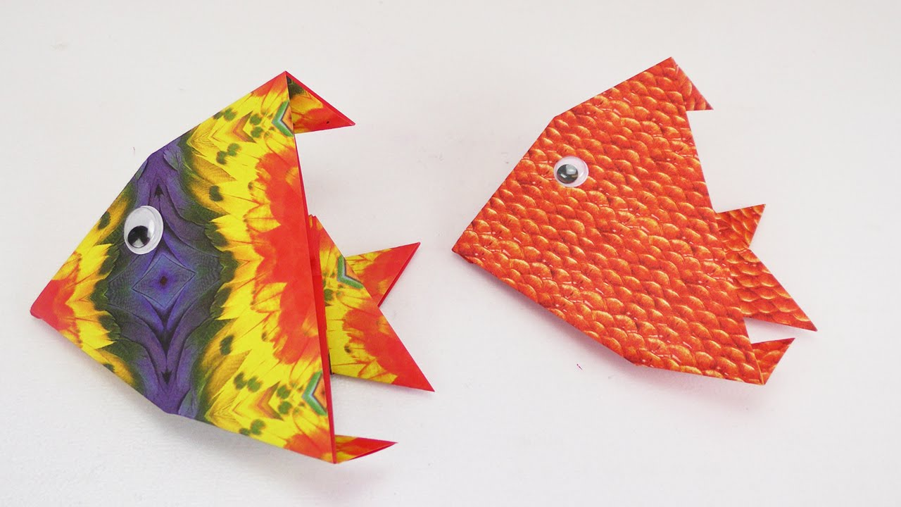 Оригами рыбка видео: Оригами рыбка - Как сделать рыбку из бумаги. Origami fish смотреть онлайн видео от Хочу Творить в хорошем качестве.