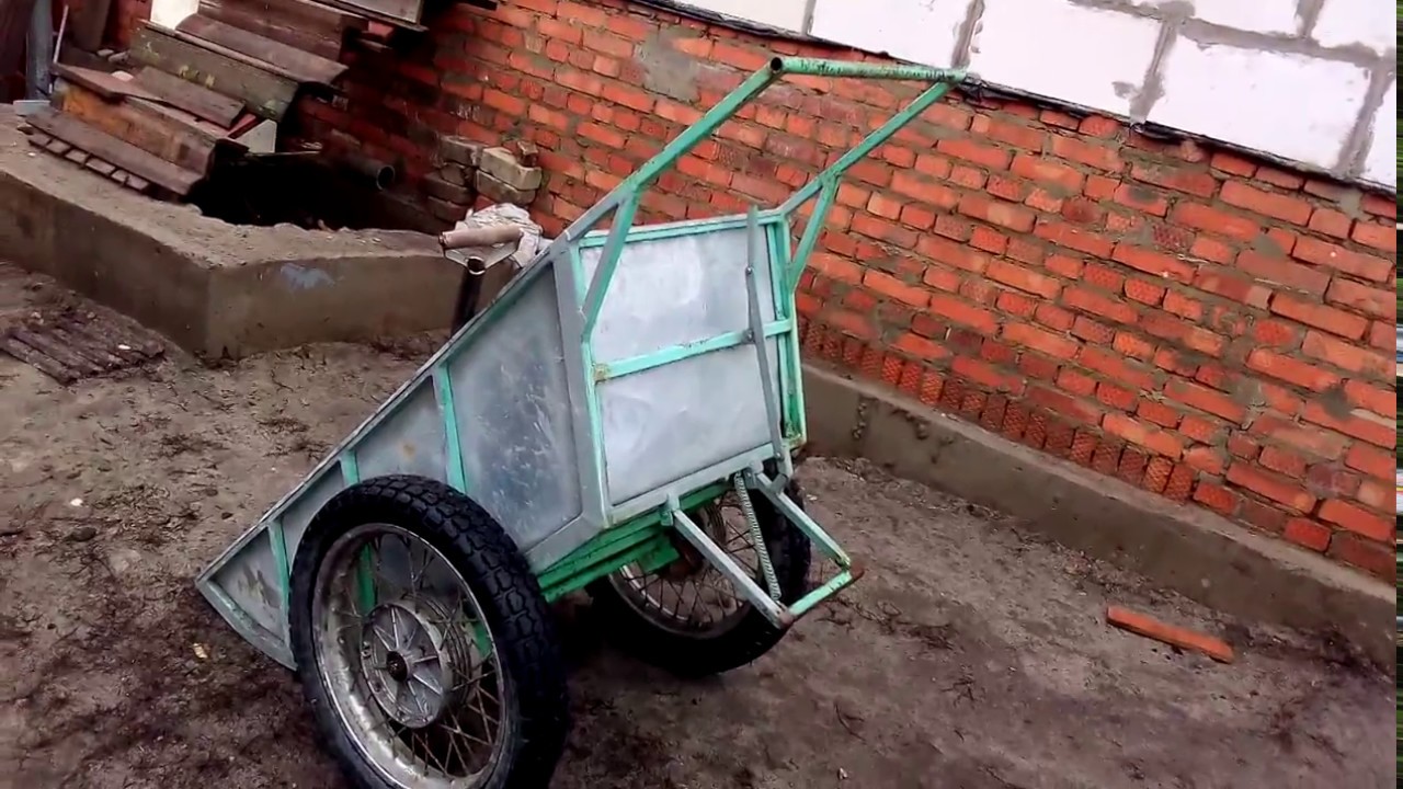 Самодельная тачка для дачи: как сделать из подручных материалов, чертежи, фото