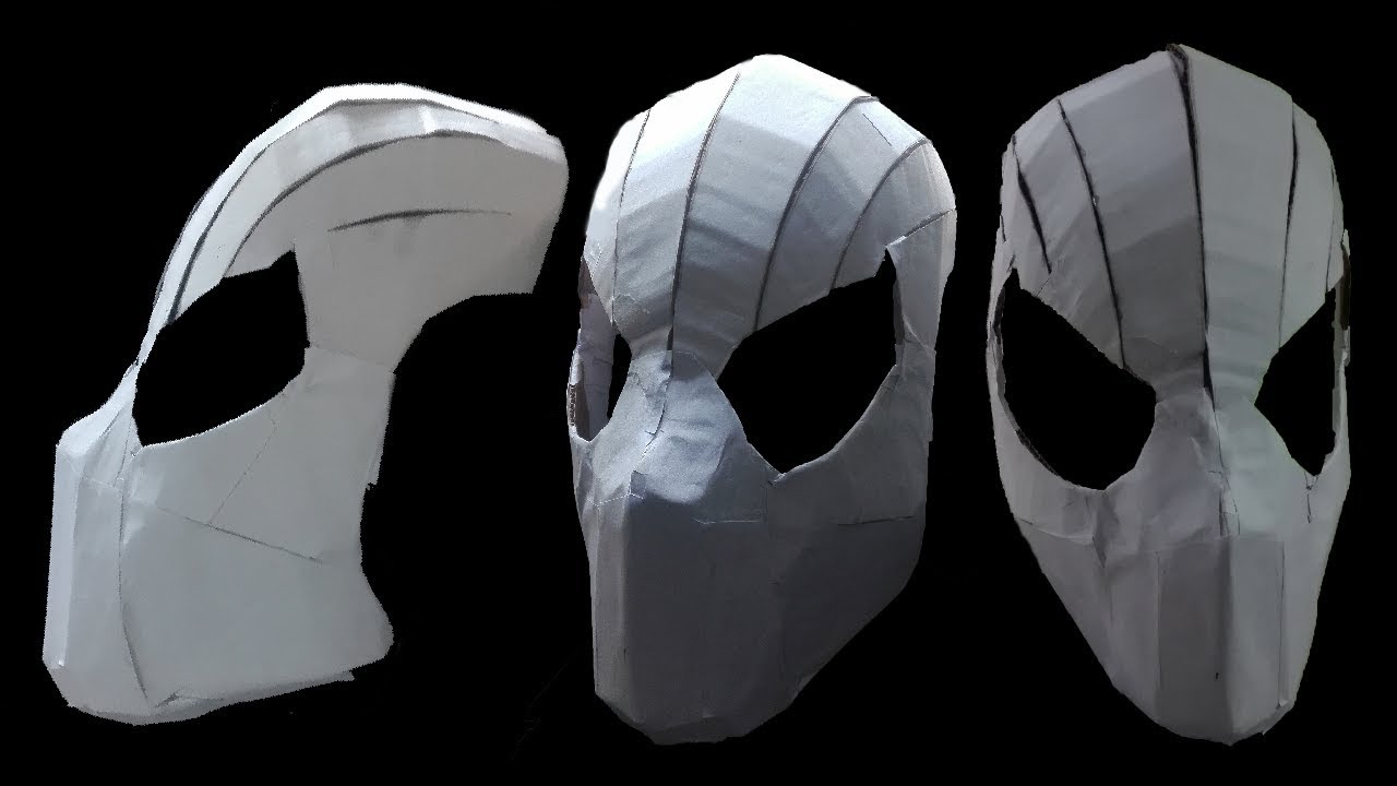 Как сделать маску человека: Как сделать маску человека-паука из бумаги?