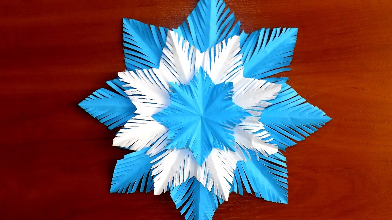 Как сделать объемную снежинку из бумаги своими руками фото поэтапно: Объемная снежинка из бумаги - 8 красивых идей, как сделать своими руками (пошаговые фото)