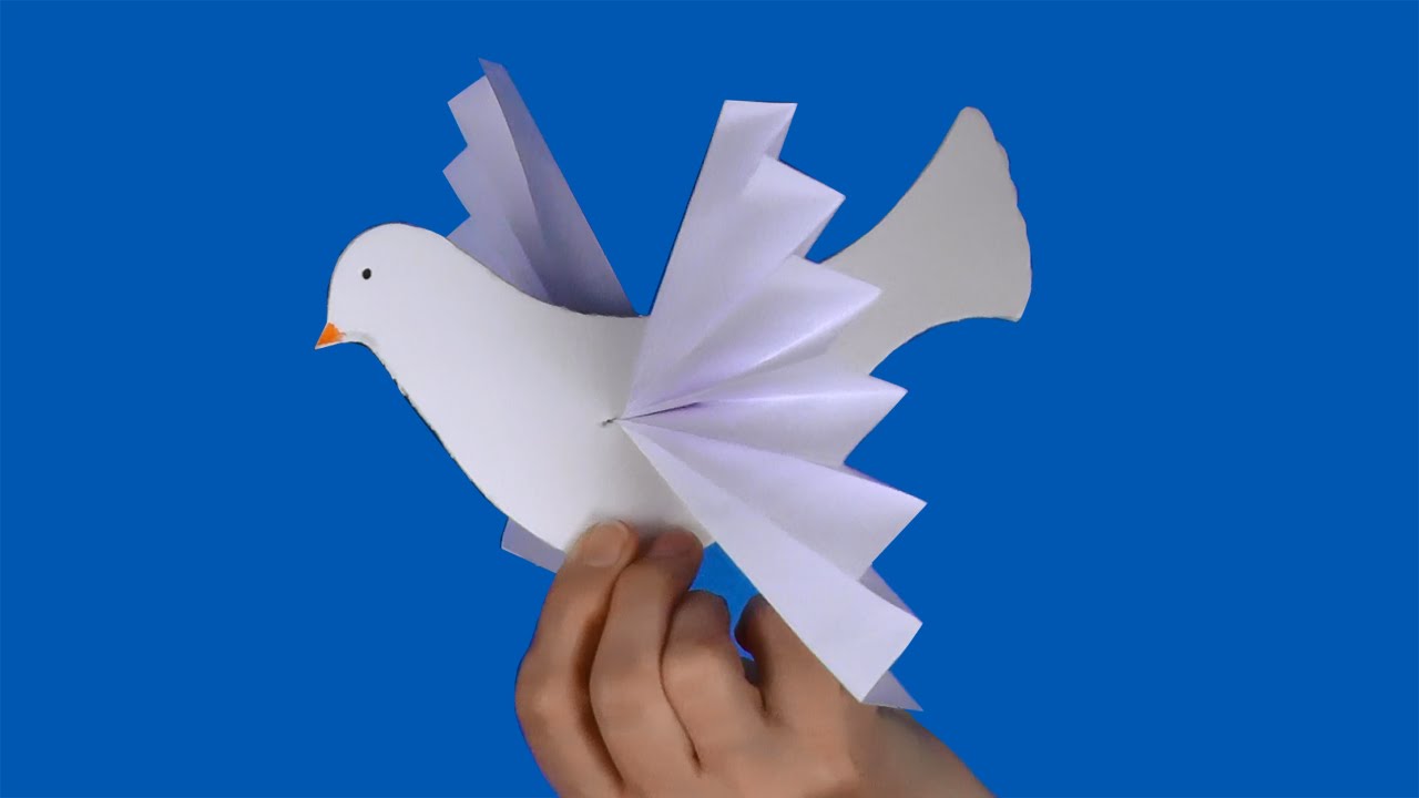 Мастер класс голубь своими руками из бумаги: Мастер-класс 'Объемный голубь из бумаги' - Море хобби. Мы расскажем вам все о…