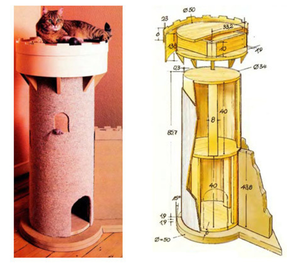 Дом для кота своими руками чертежи: Страница не найдена - CozyBlog