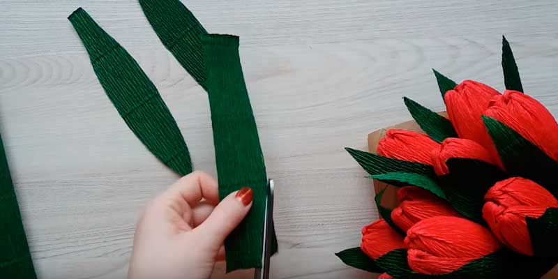 Как сделать тюльпан из гофрированной бумаги: Как сделать тюльпан из бумаги своими руками
