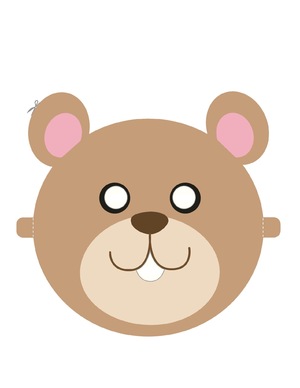 Маска медведя на голову из бумаги: Маска медведя на голову | aaBaby