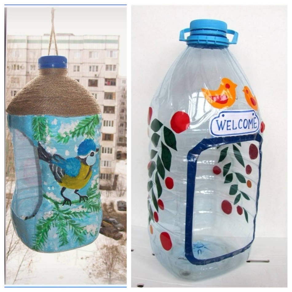 Сделать кормушку своими руками из бутылки: как сделать ее из 2-литровой пластмассовой бутылки своими руками пошагово? Как украсить кормушку?