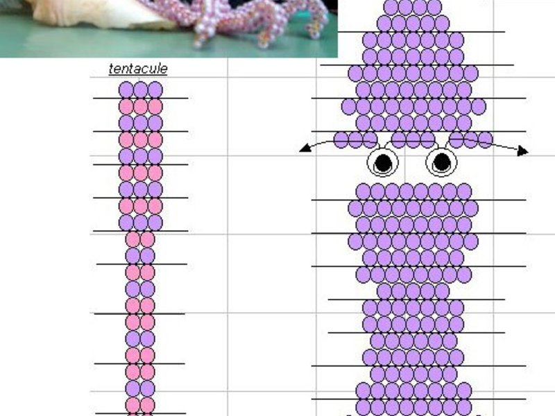 Фигуры из бисера схемы для начинающих схемы: Простые схемы плетения животных из бисера