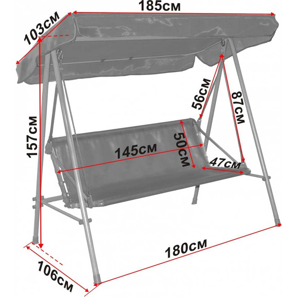 Качели из металла чертеж с размерами: Чертежи и фото садовых качелей своими руками из металла: размеры и
